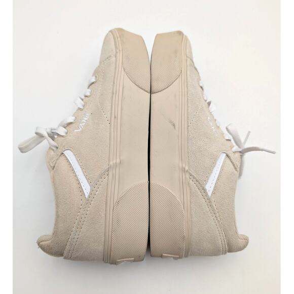 Vans Seldan Platform Sneaker Shoes Round Toe Women's Beige Suede Size US8 EU38.5 - Picture 9 of 13
